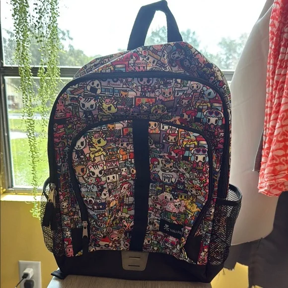 Tokidoki Multicolor Character Print Backpack - Picture 2 of 3